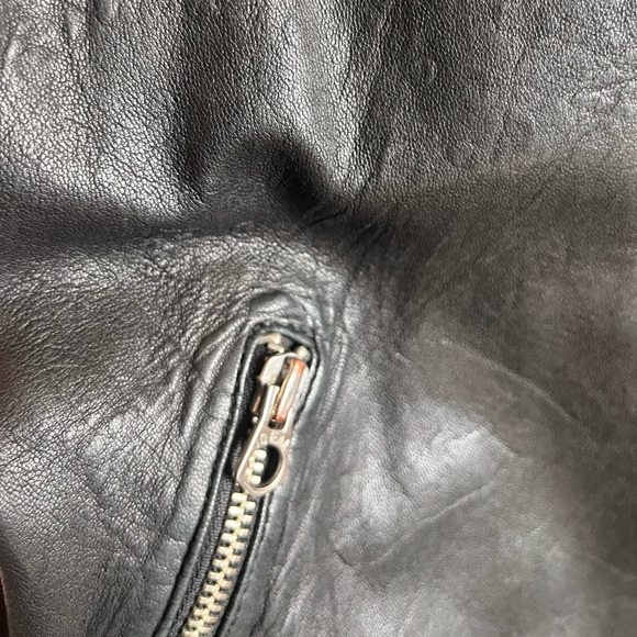 MADEWELL Washed Leather Motorcycle Jacket - Picture 10 of 17